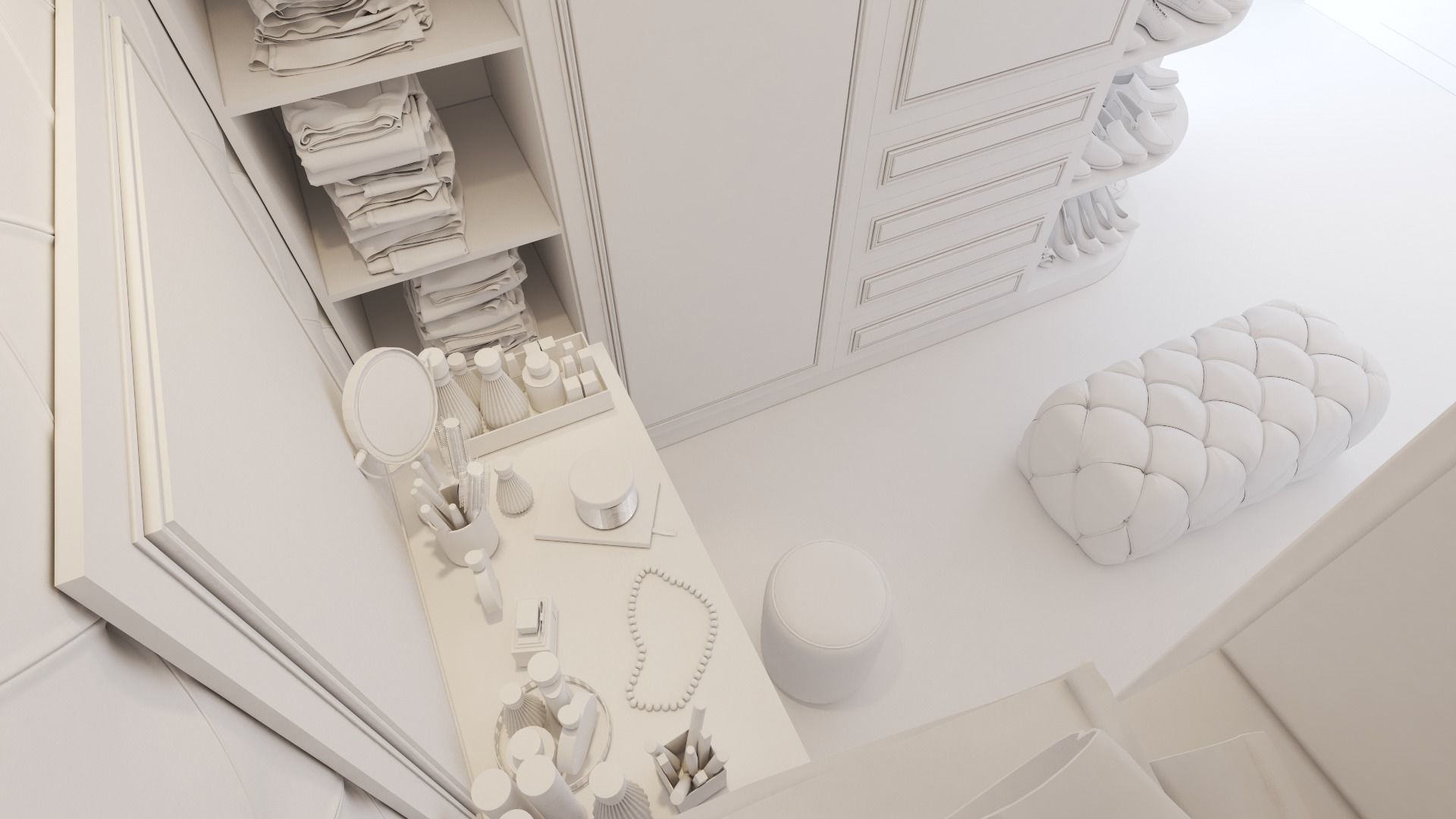 Dressing Room wardrobe clothes   3D model_9