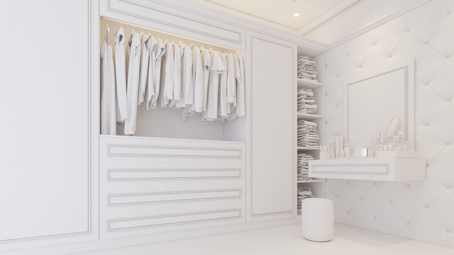 Dressing Room wardrobe clothes   3D model_7
