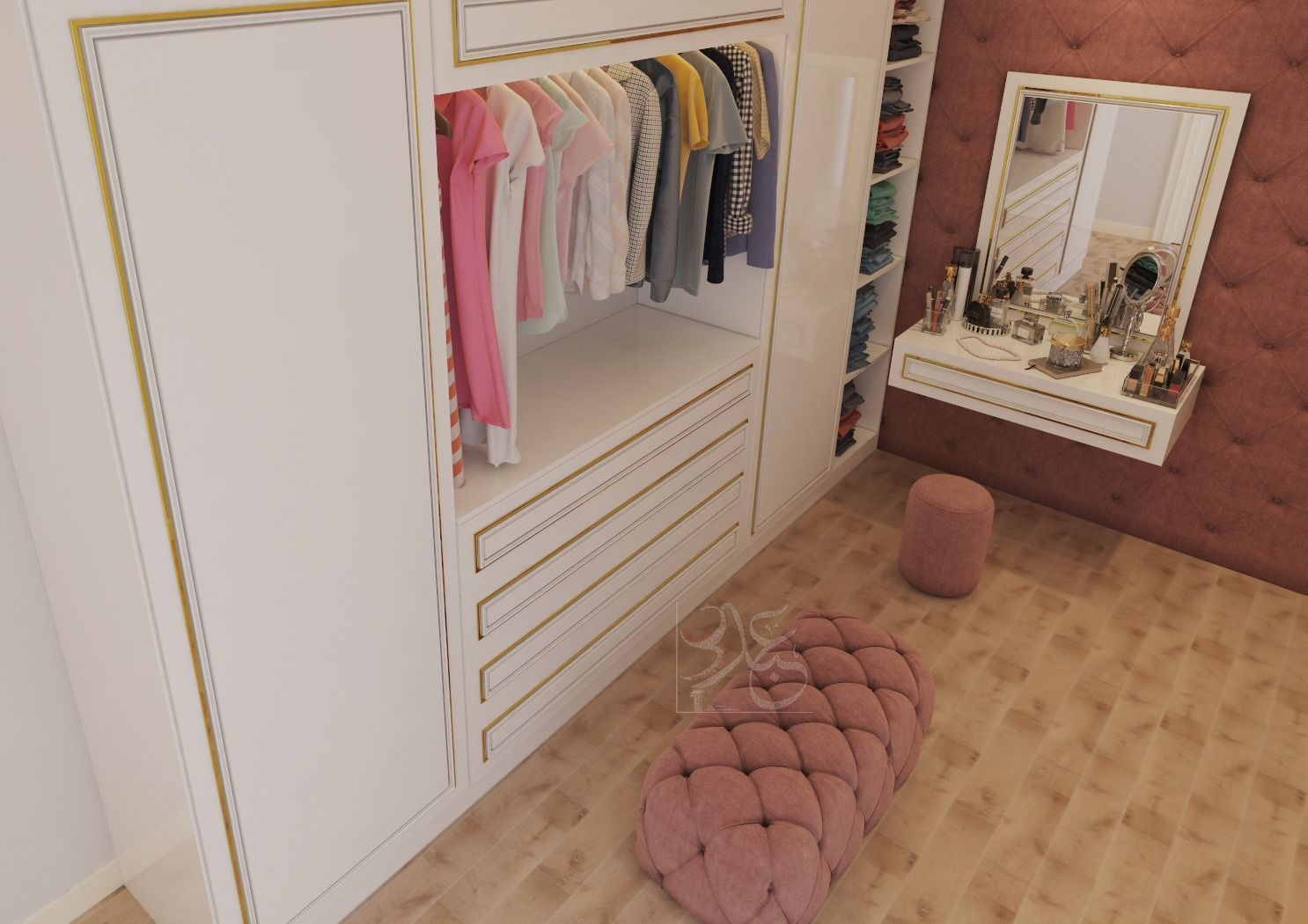 Dressing Room wardrobe clothes   3D model_5