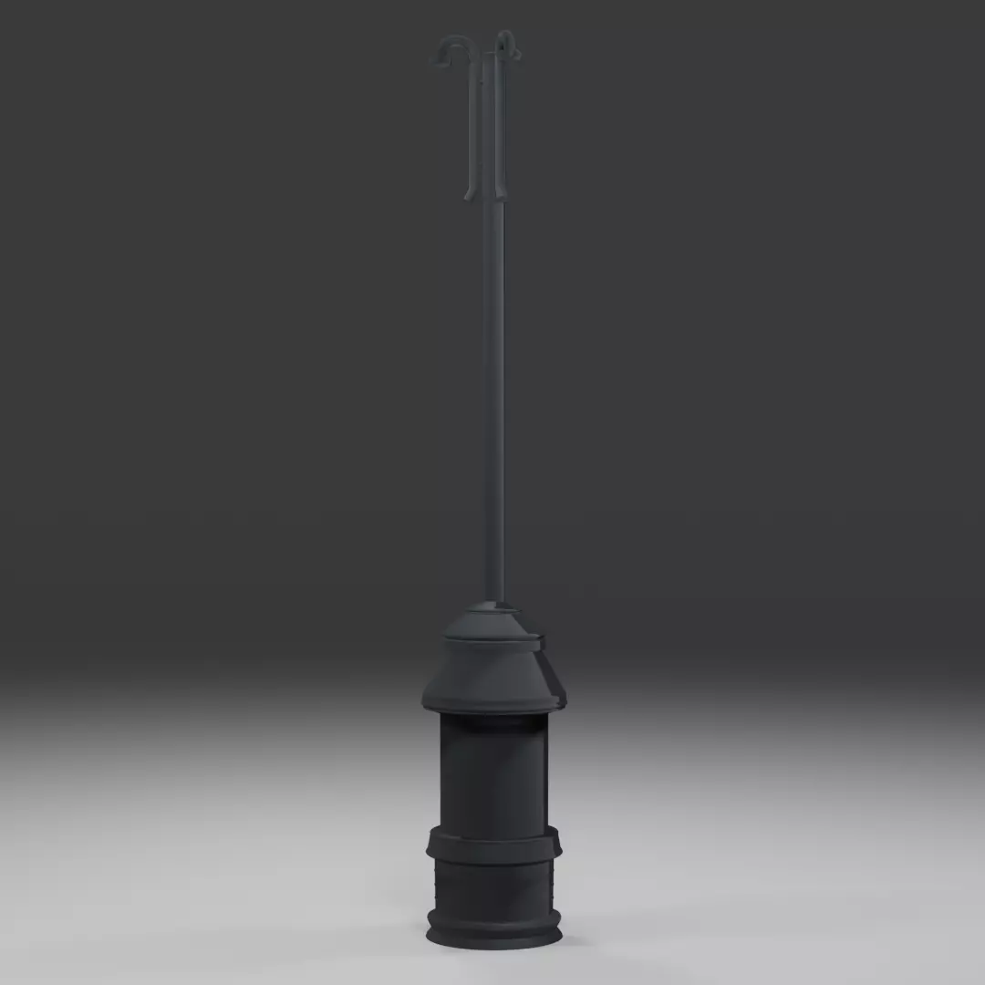 Lantern Lamp Streetlight Free 3D model