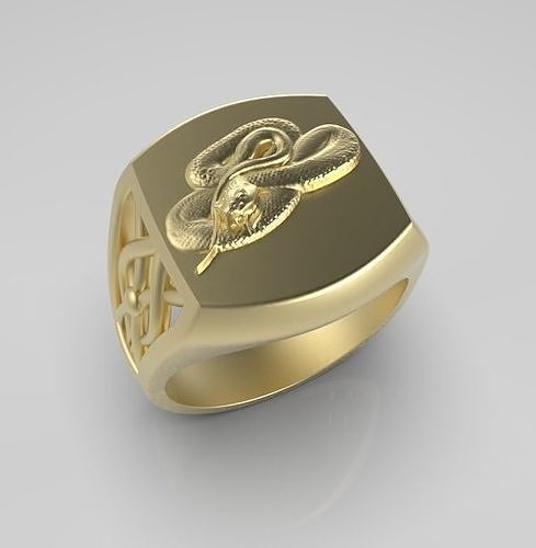 Chinese Zodiac Snake 3D print model