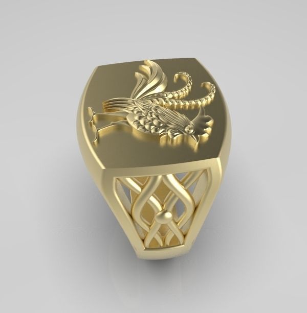 Chinese Zodiac Rooster 3D print model_10