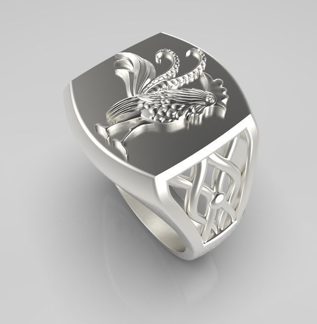 Chinese Zodiac Rooster 3D print model_17