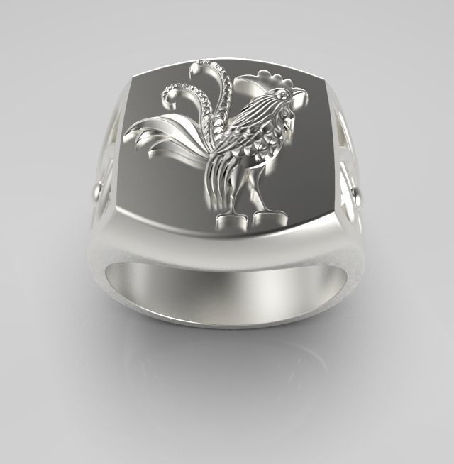 Chinese Zodiac Rooster 3D print model_16