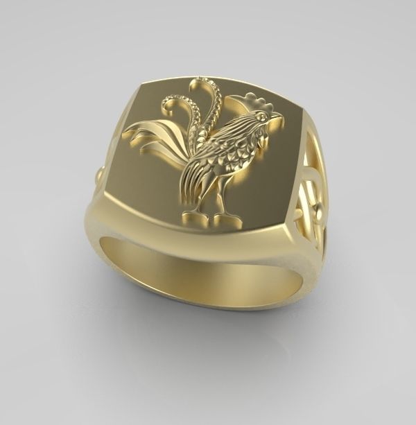 Chinese Zodiac Rooster 3D print model_8