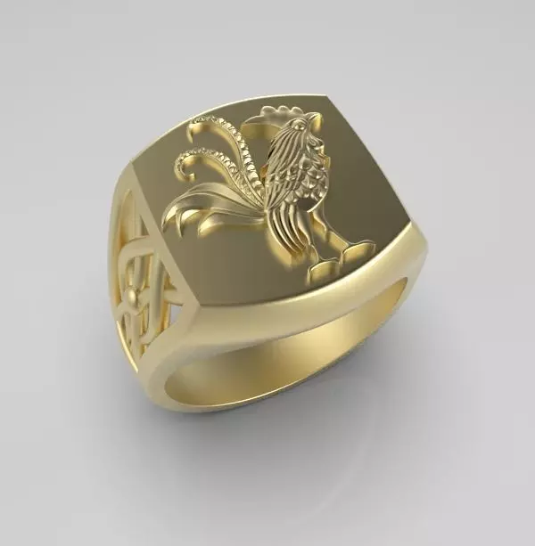 Chinese Zodiac Rooster 3D print model_0