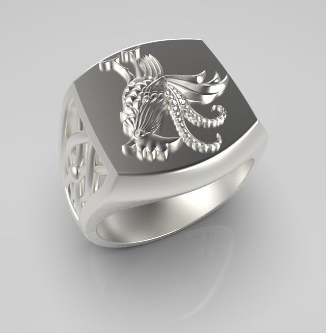 Chinese Zodiac Rooster 3D print model_12