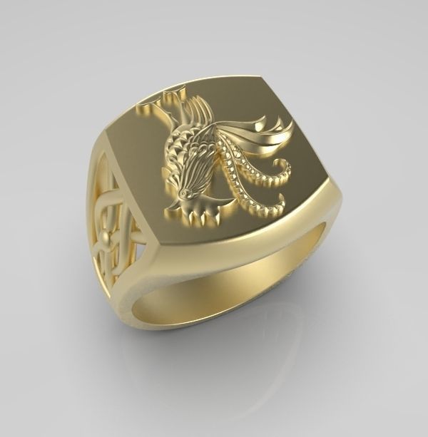 Chinese Zodiac Rooster 3D print model_3