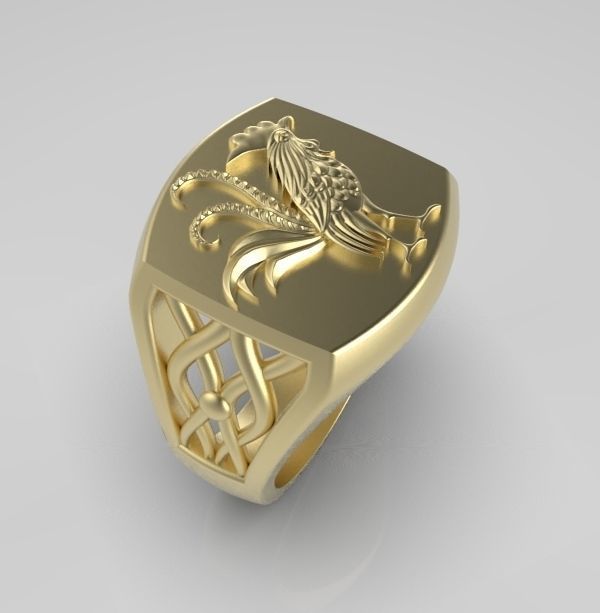 Chinese Zodiac Rooster 3D print model_7