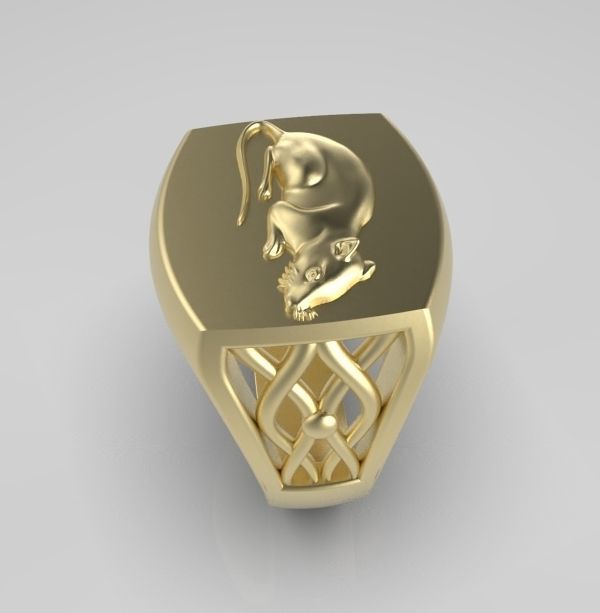 Chinese Zodiac Rat 3D print model_10