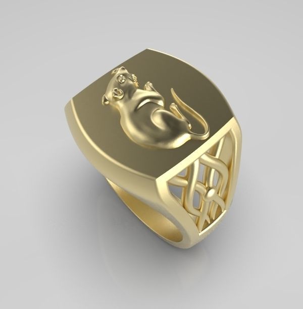 Chinese Zodiac Rat 3D print model_5