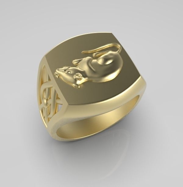 Chinese Zodiac Rat 3D print model_3