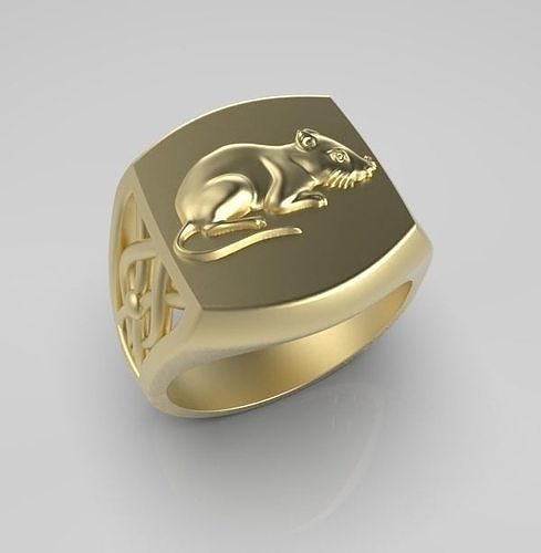 Chinese Zodiac Rat 3D print model