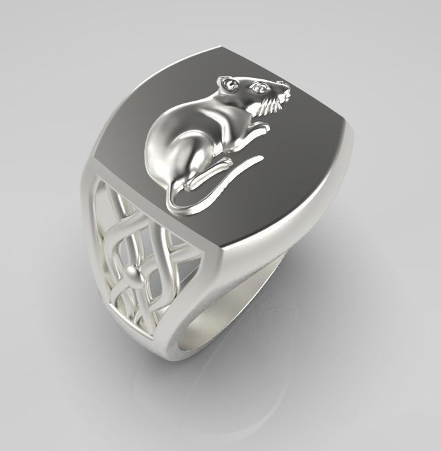 Chinese Zodiac Rat 3D print model_15