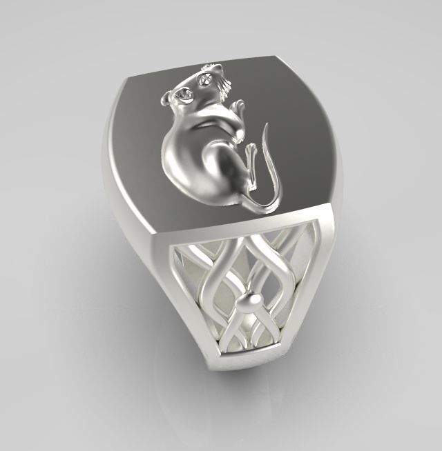 Chinese Zodiac Rat 3D print model_14
