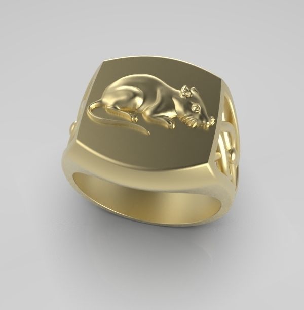 Chinese Zodiac Rat 3D print model_8