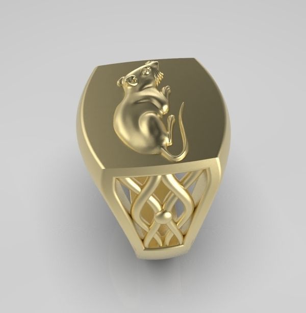 Chinese Zodiac Rat 3D print model_6