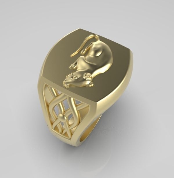 Chinese Zodiac Rat 3D print model_11