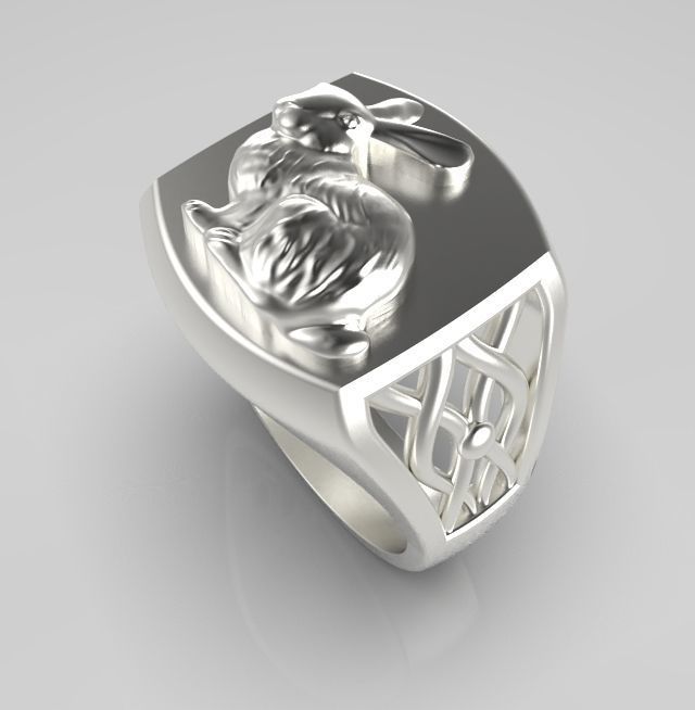 Chinese Zodiac Rabbit 3D print model_17