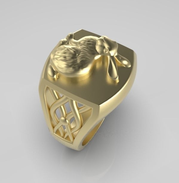 Chinese Zodiac Rabbit 3D print model_11