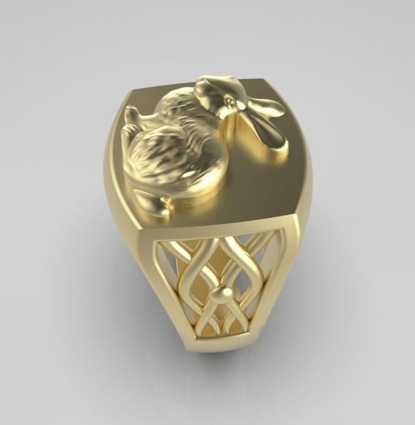 Chinese Zodiac Rabbit 3D print model_10