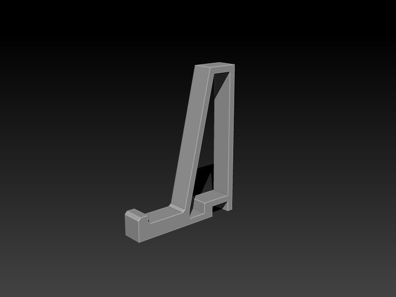 Phone stand Free 3D print model_1