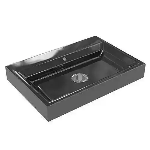 Modern  dark washbasin sink 16 am127