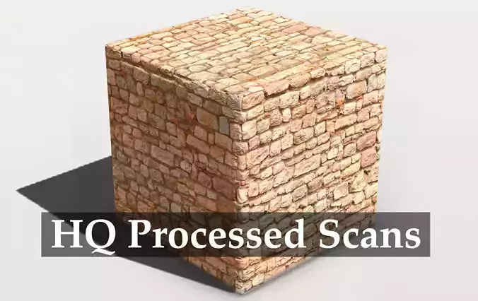 Medieval Wall Materials - High Quality Scan