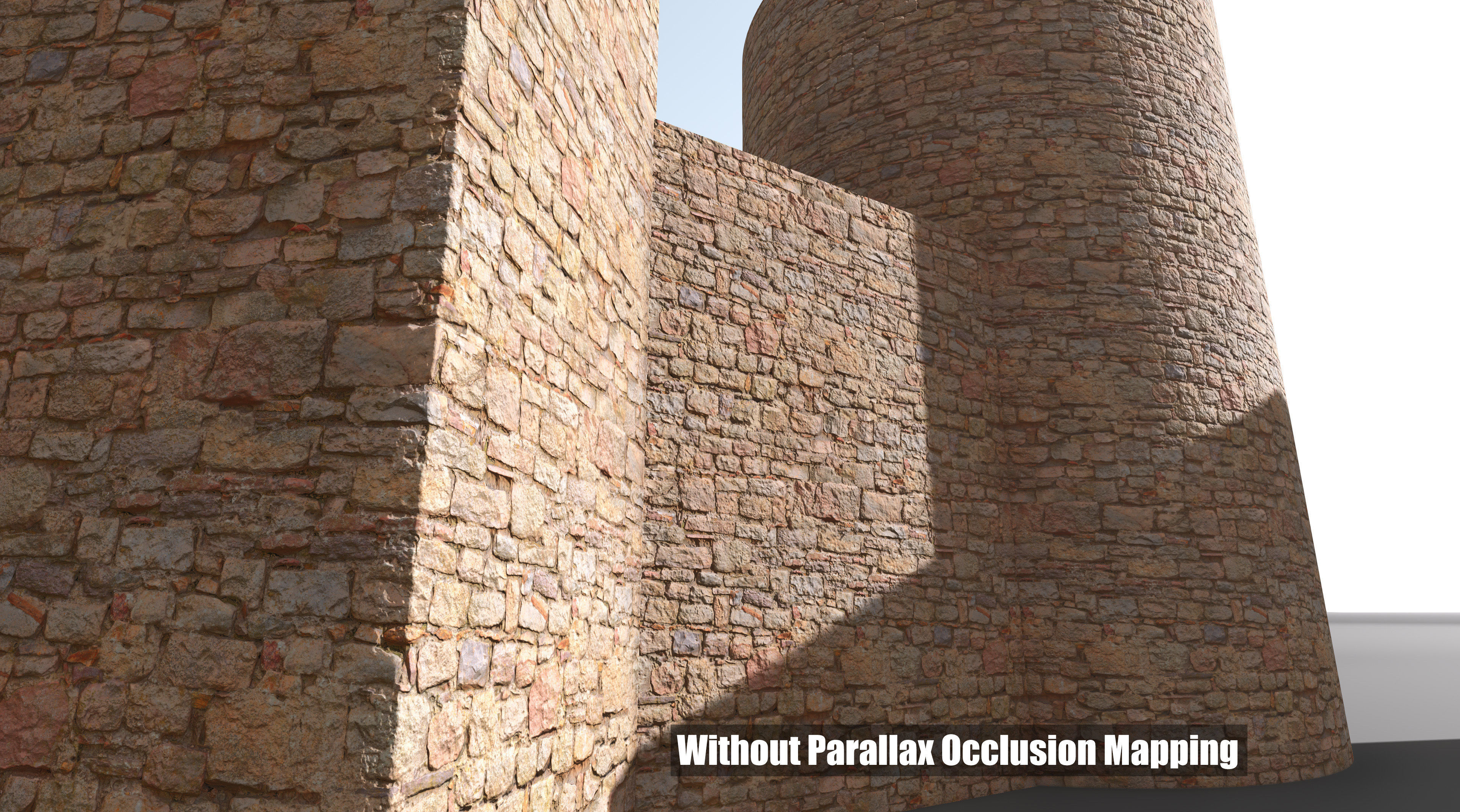 Medieval Wall Materials - High Quality Scan Low-poly 3D model_10