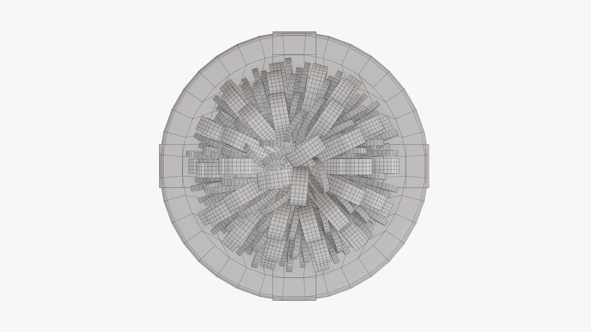 Wrapped Christmas gift 09 3D model_6