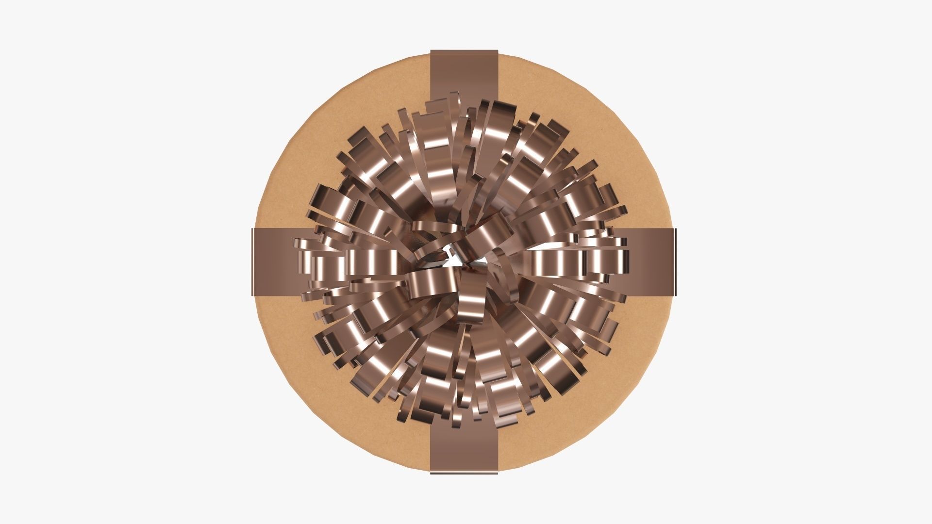 Wrapped Christmas gift 09 3D model_1