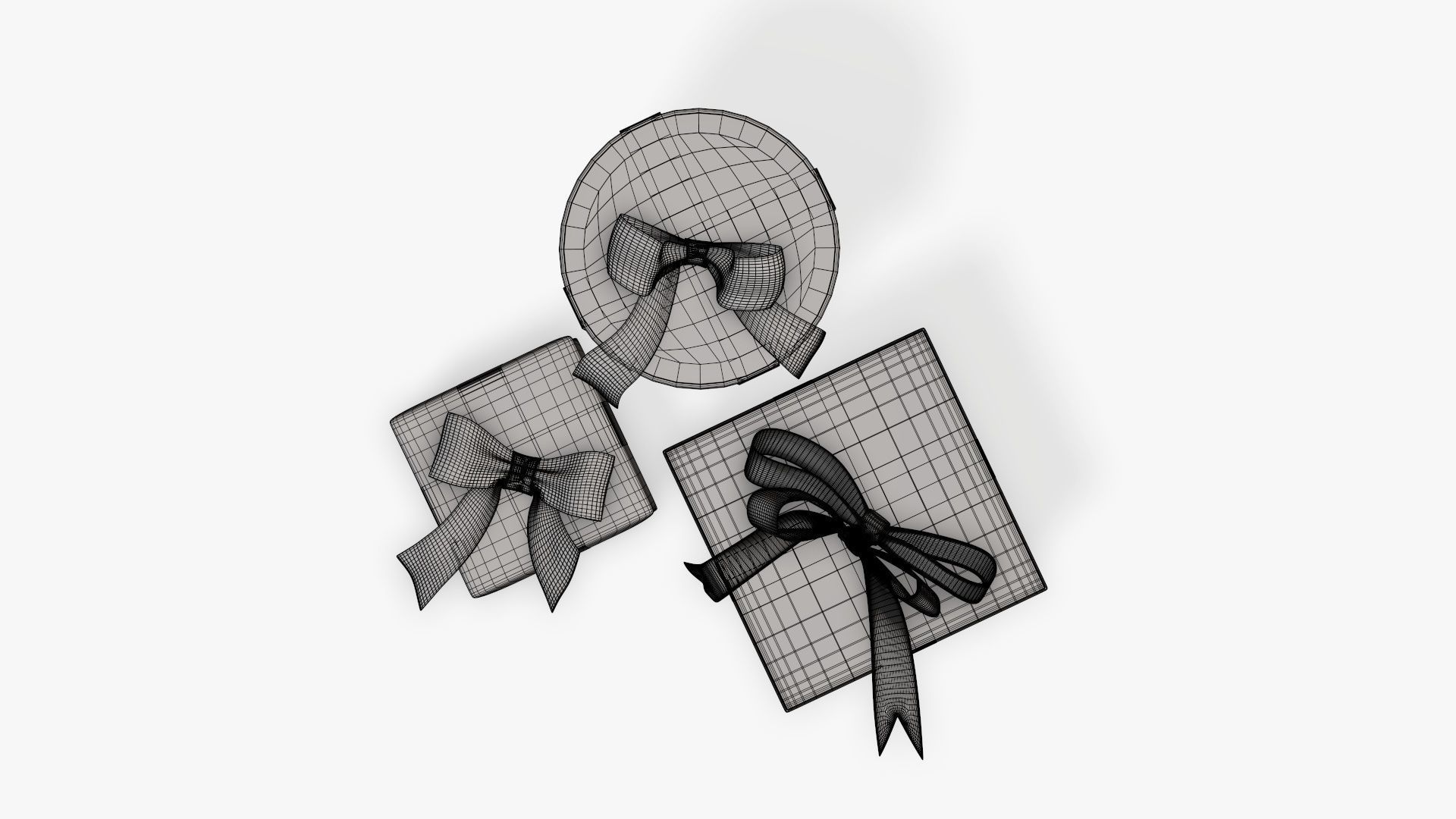 Wrapped Christmas gifts 01 3D model_10