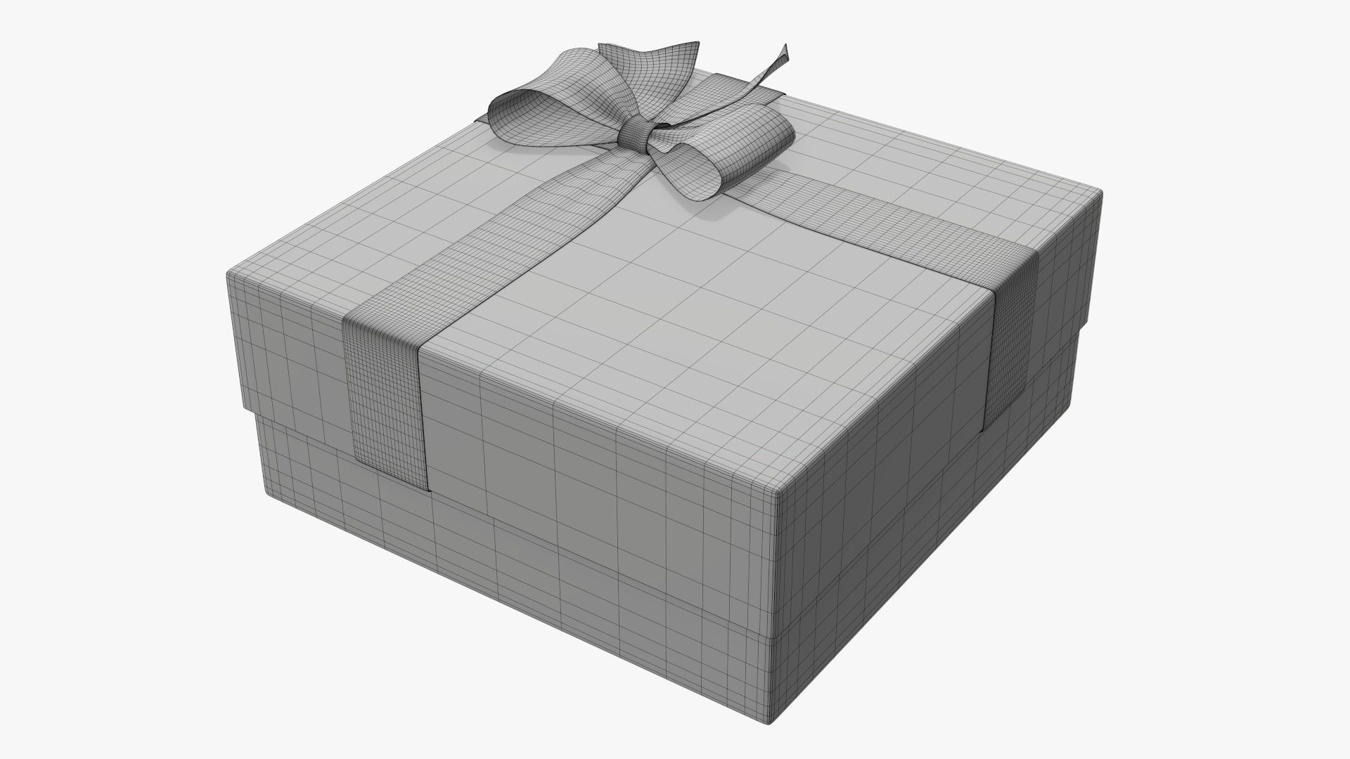 Wrapped Christmas gifts 02 3D model_6