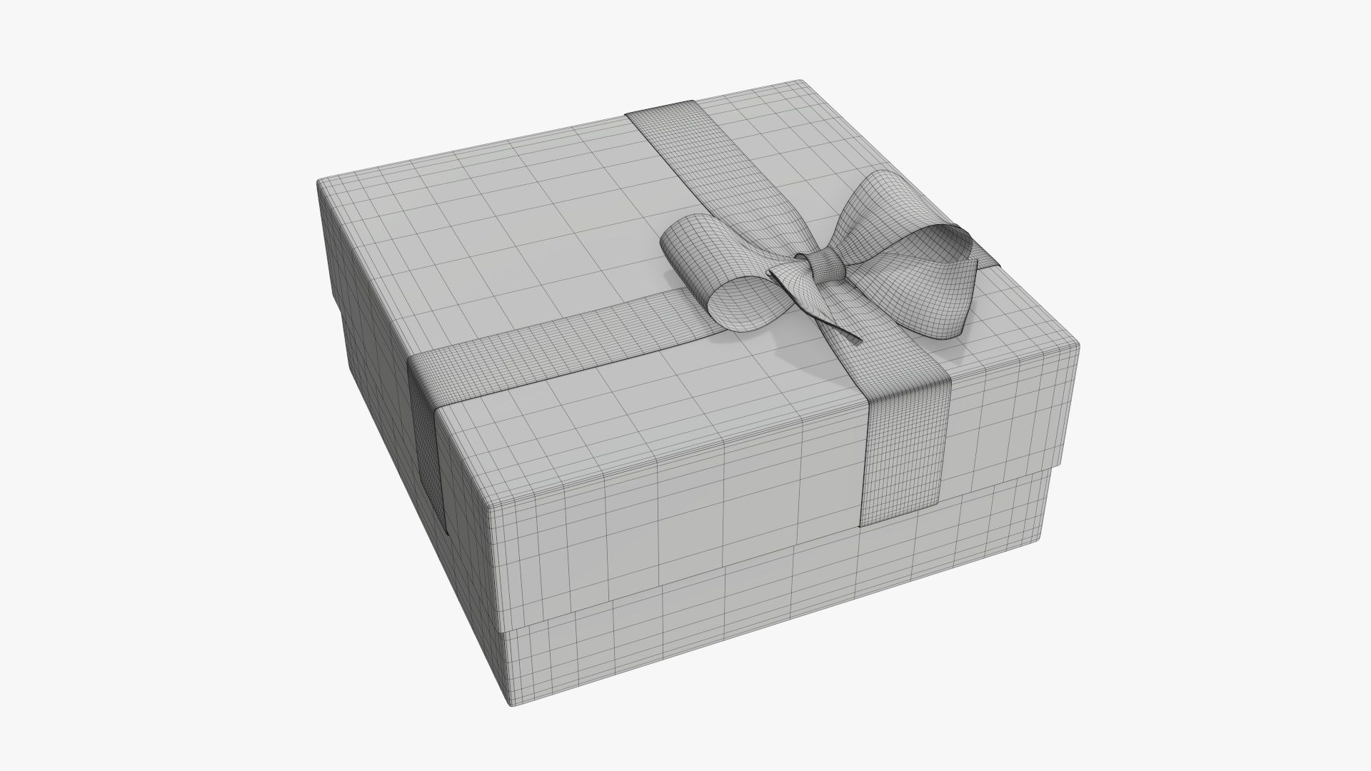 Wrapped Christmas gifts 02 3D model_4
