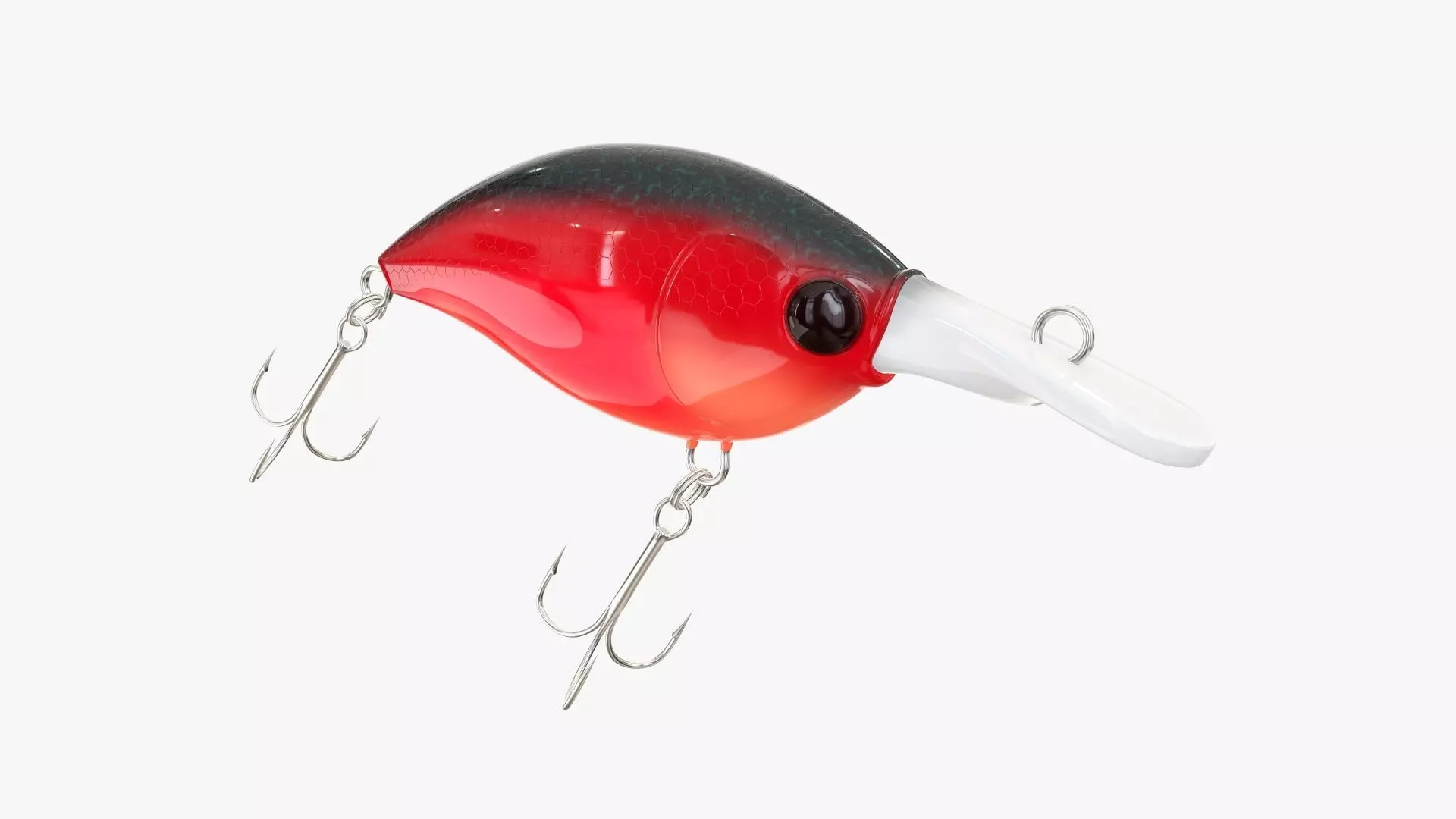 Crank type fishing lure 3D model