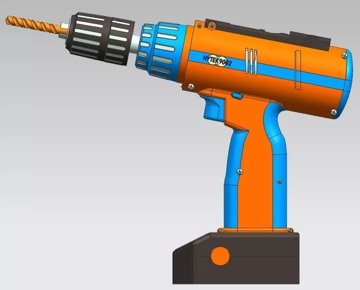 Cordless Drill 3D model