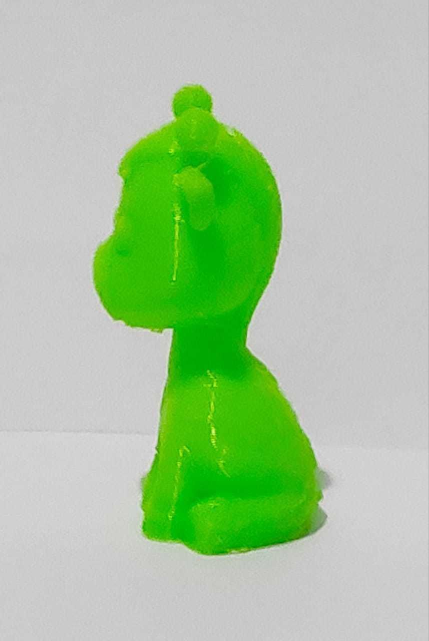 Giraffe plastic figurine of 3D print model_4