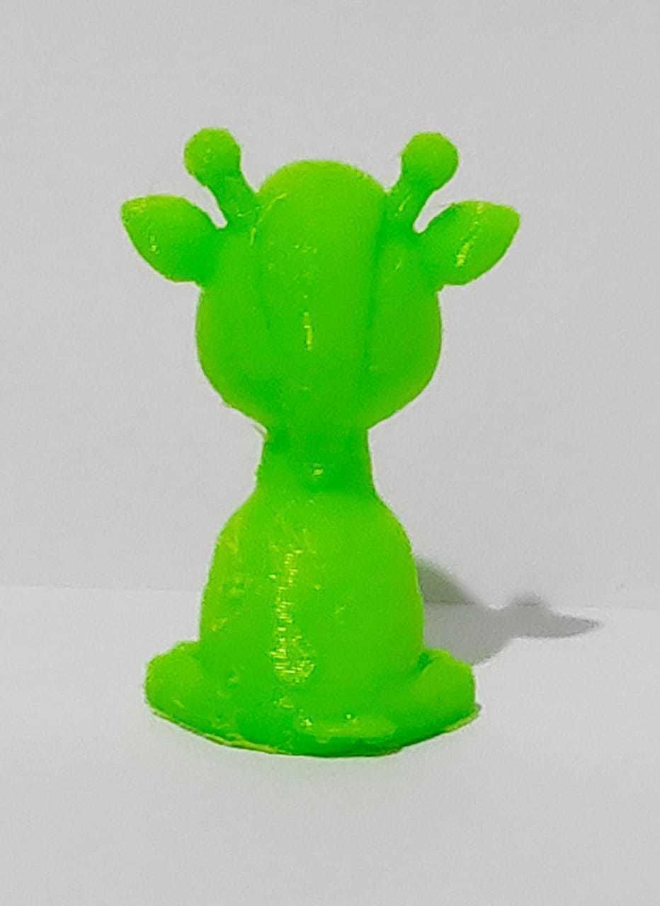 Giraffe plastic figurine of 3D print model_6
