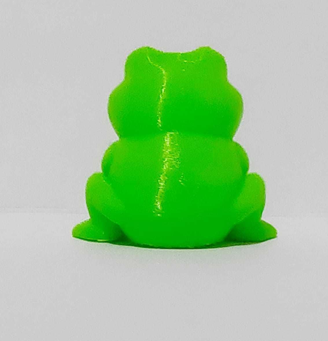 Sitting Frog  3D print model_5