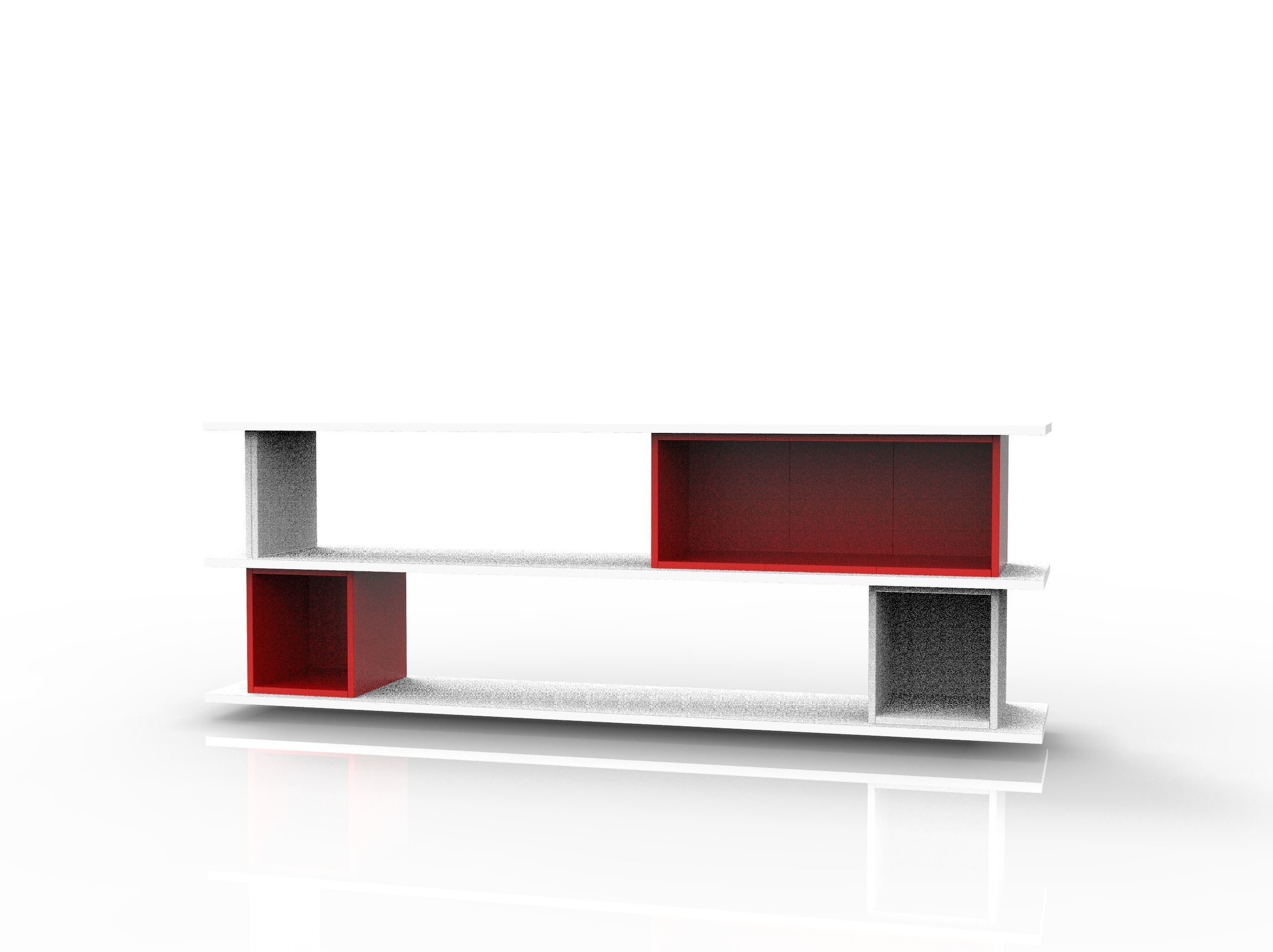 many shelf ideas 3D model_3