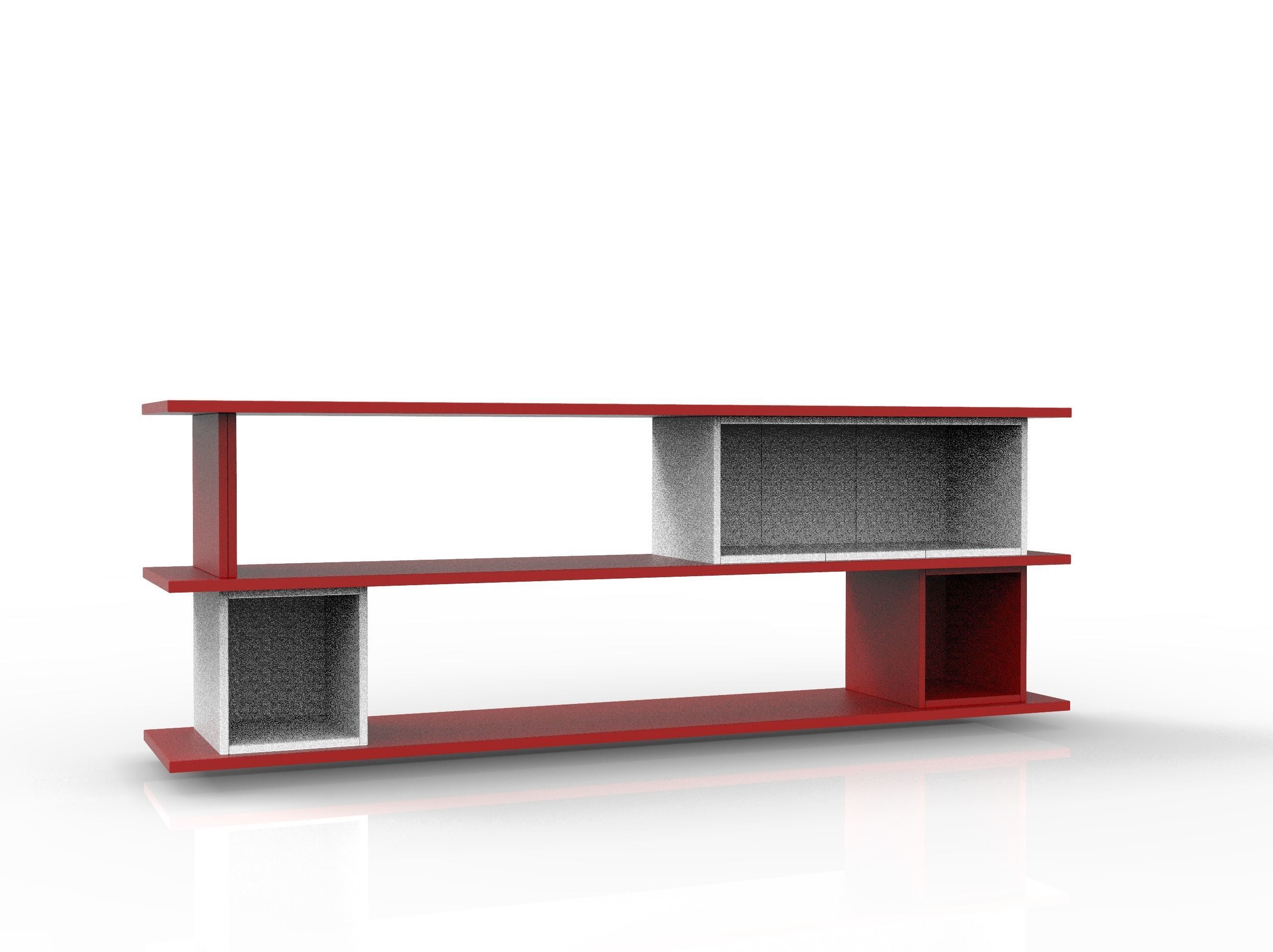 many shelf ideas 3D model_5