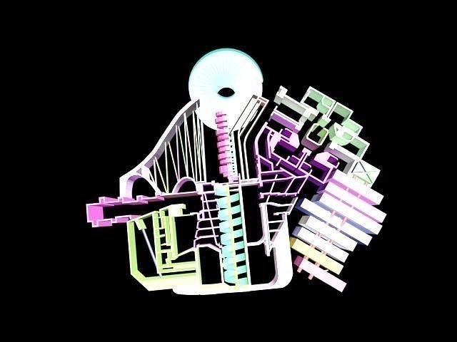 Volumenes musical instrument Free 3D model