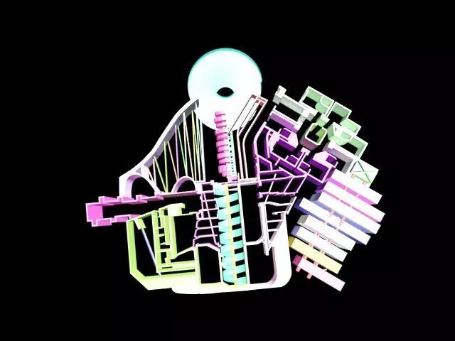 Volumenes musical instrument Free 3D model