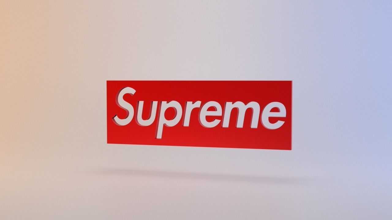 3D model Supreme Logo VR / AR / low-poly | CGTrader