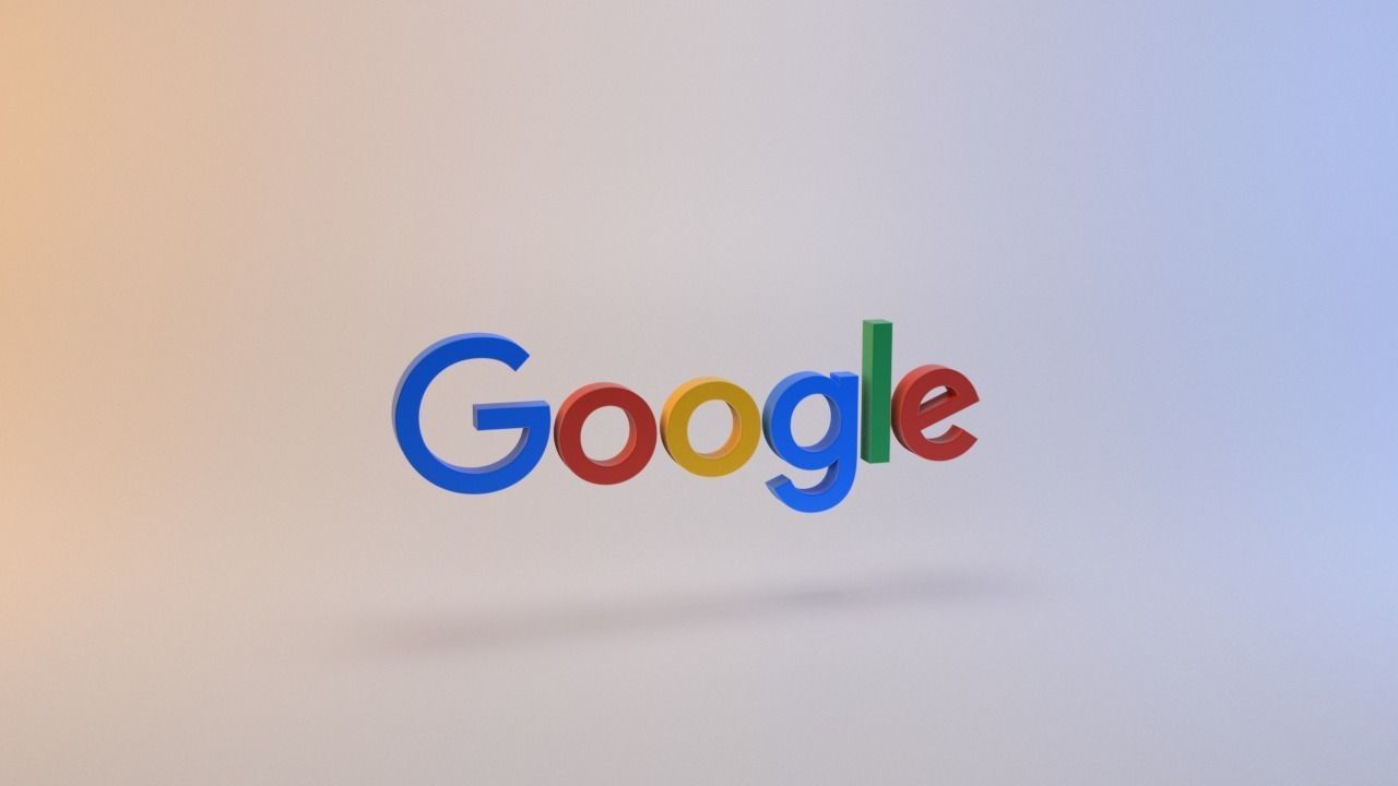 Google logo  Low-poly 3D model_9