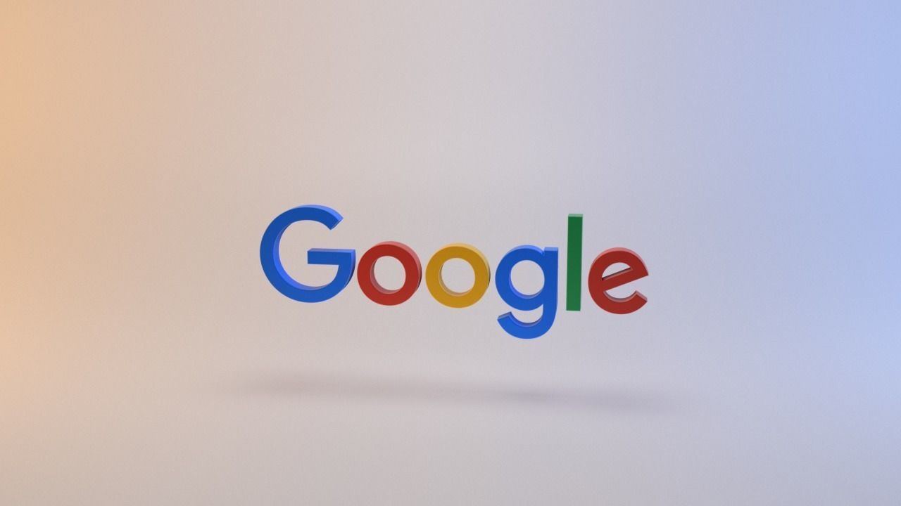 Google logo  Low-poly 3D model_6