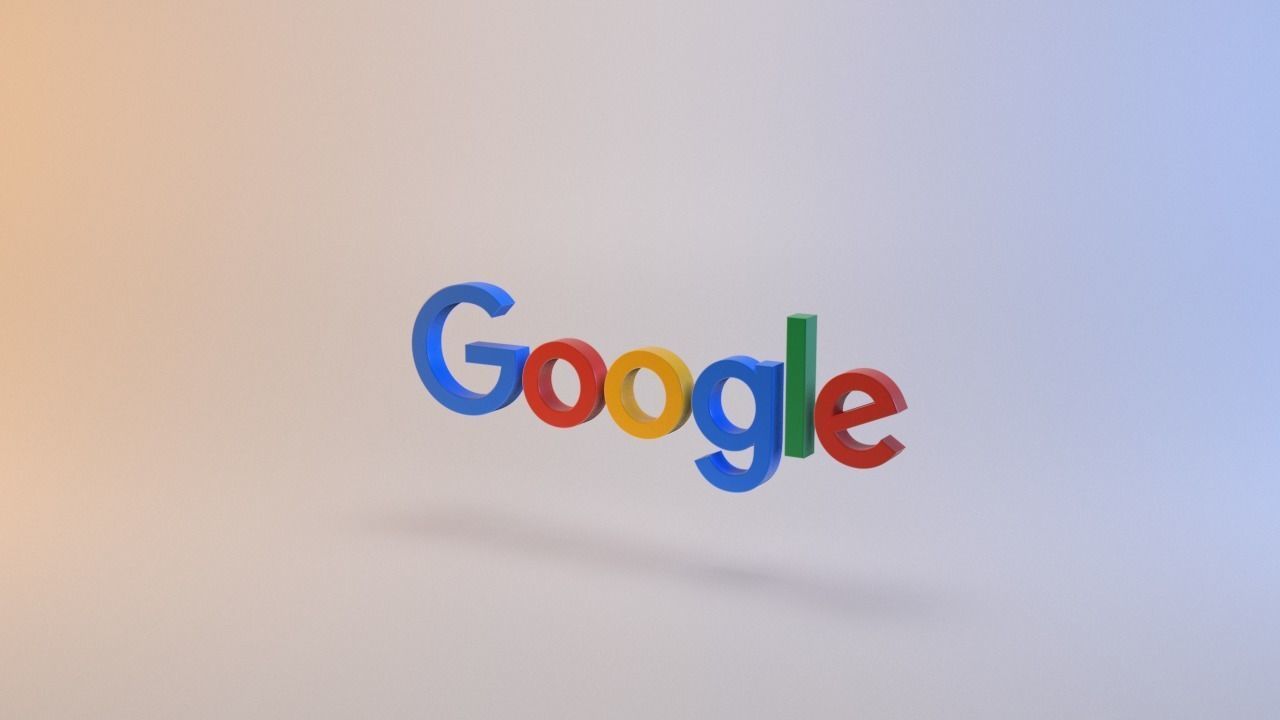 Google logo  Low-poly 3D model_2
