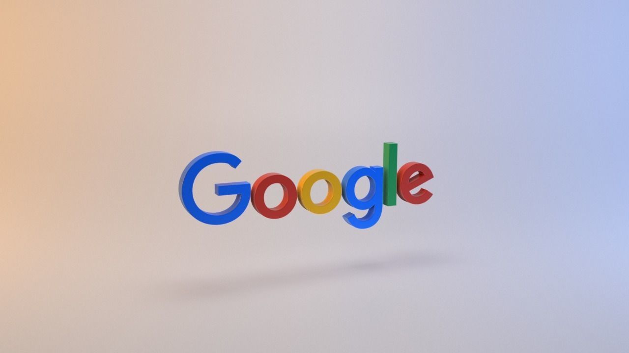 Google logo  Low-poly 3D model_10
