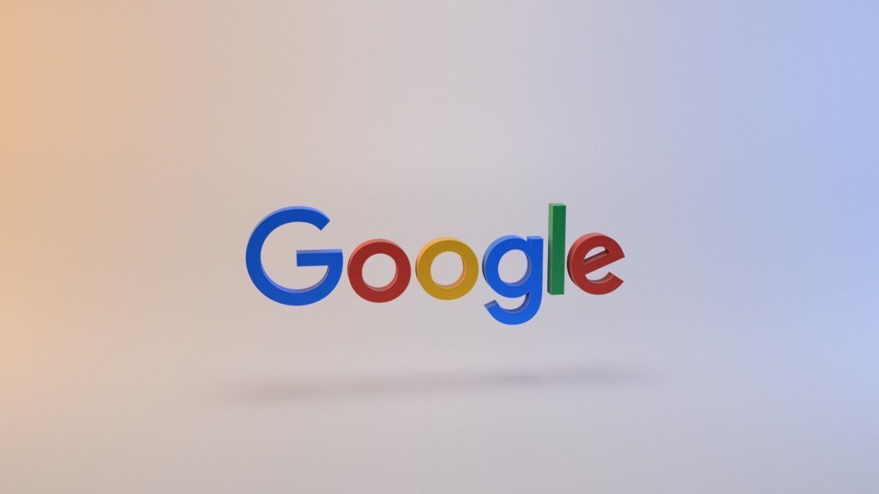 Google logo  Low-poly 3D model_8