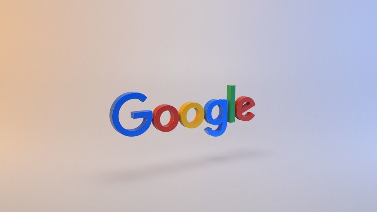 Google logo  Low-poly 3D model_12